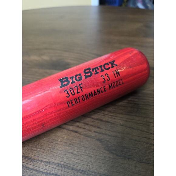 Rawlings Adirondack 302F Wood Bat Big Stick Carlton Pudge Fisk 33 Inch Flame Trt - Picture 4 of 16